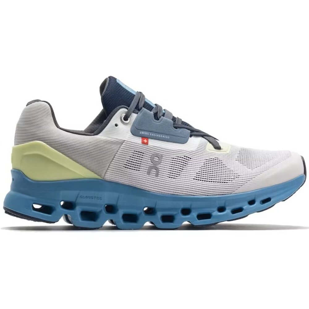 ON CLOUDSTRATUS 2.0 Running Men's 7 Frost / Niagara Blue Gray Athletic Sneakers